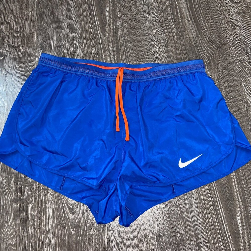 Nike Pro Elite Womens Track & Field Running Shorts Blue Size XL 825011-XXX NEW